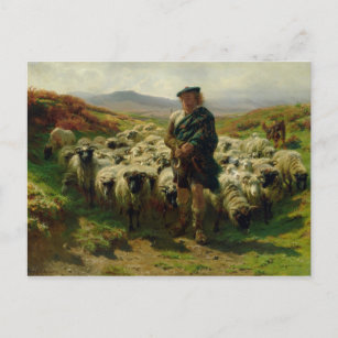 Carte Postale The Highland Shepherd, 1859
