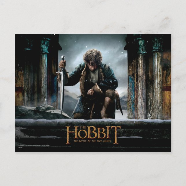 Carte Postale The Hobbit - BILBO BAGGINS™ Movie Poster (Devant)