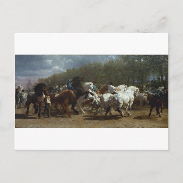 Carte Postale The Horse Fair by Rosa Bonheur (Devant)