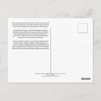 Carte Postale The Human Canaries Already Know