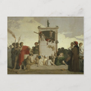 Carte Postale The Human Comedy, c.1852