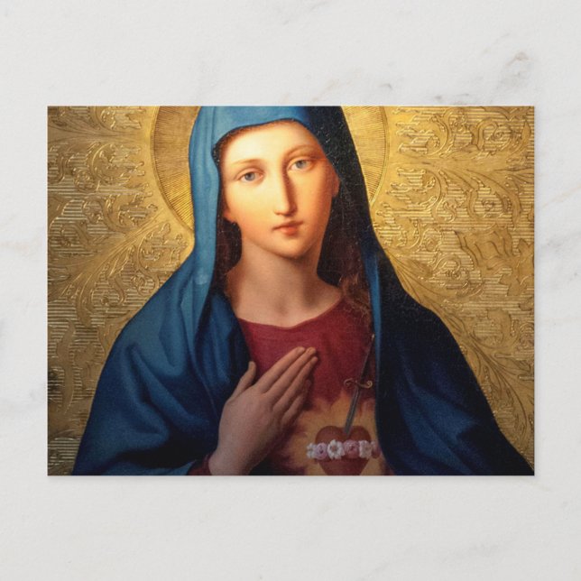 Carte Postale The Immaculate Heart of Mary (Devant)