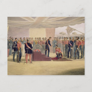 Carte Postale The Investiture of the Order of the Bath, plate