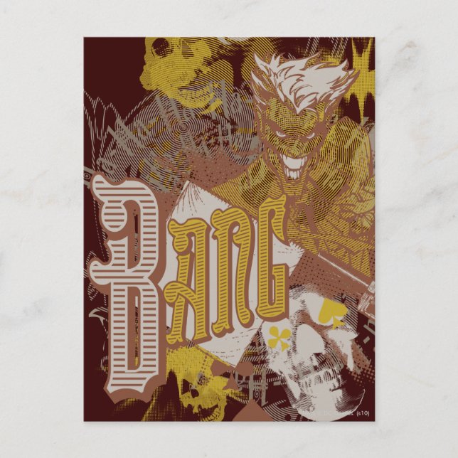 Carte Postale The Joker Gun / Bang Carnival Collage (Devant)