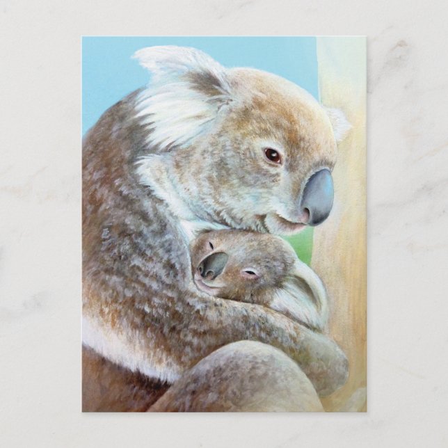 Carte postale "The Koala couddle" (Devant)
