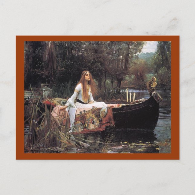 Carte Postale The Lady of Shallot (Devant)