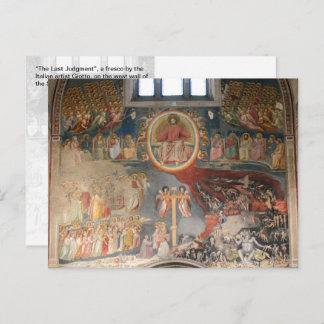 Carte Postale The Last Judgment - Scrovegni Chapel, Italy -