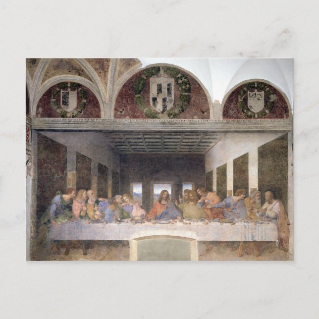 Carte Postale The Last Supper, 1495-97 3 (Devant)