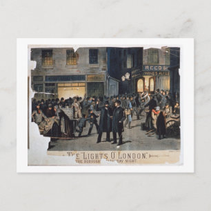 Carte Postale 'The Lights O' London' (litho couleur)
