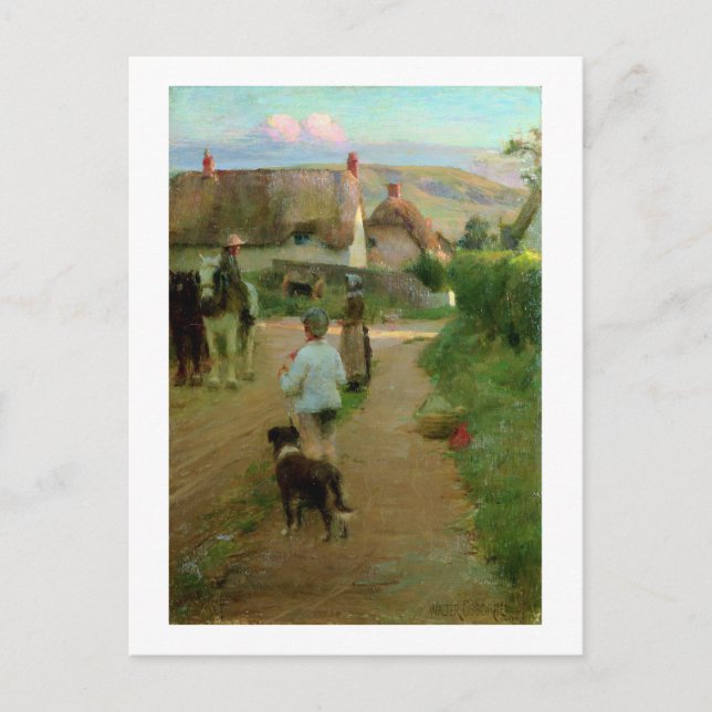 Carte Postale The Loiterers, 1888 (Devant)