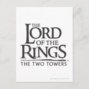 Carte Postale THE LORD OF THE RINGS Stacked Logo