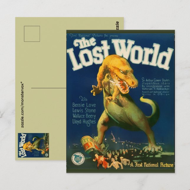 Carte Postale The Lost World Postcard (Devant / Derrière)