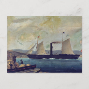 Carte Postale The Mallorcan, ship on which George Sand and Cho