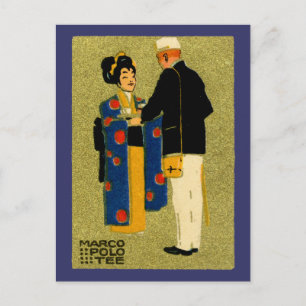 Carte Postale Thé Marco Polo 1915