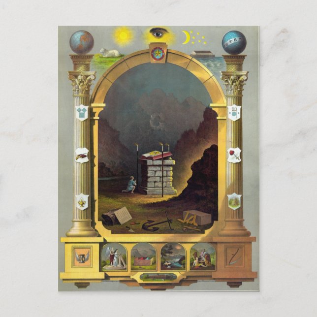 Carte Postale The Masonic Chart (Devant)