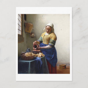 Carte Postale The Milkmaid, c.1658-60