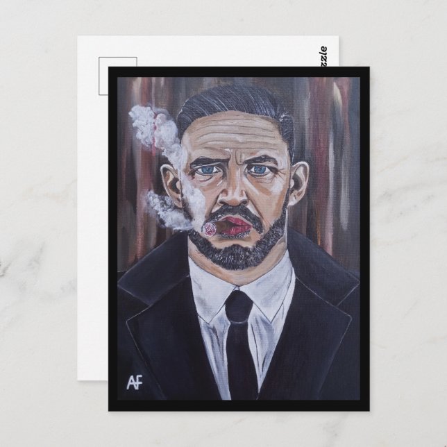 Carte Postale The Mobster Painting by Alfred Fox (Devant / Derrière)