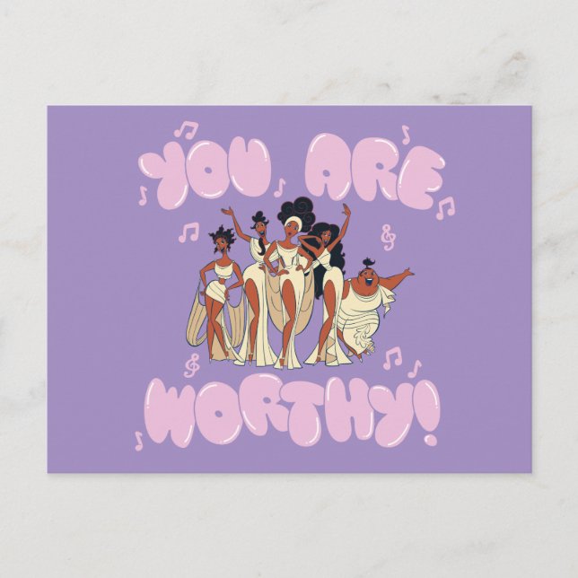 Carte Postale The Muses - You Are Worthy Postcard (Devant)