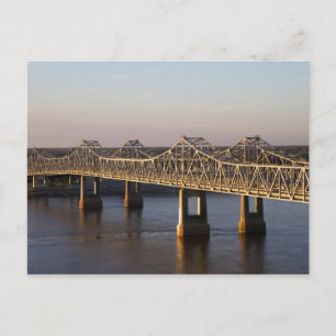 Carte Postale The Natchez-Vidalia Bridges spanning the