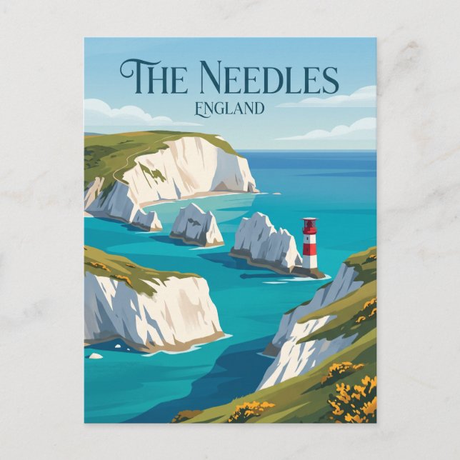 Carte Postale The Needles Angleterre (Devant)