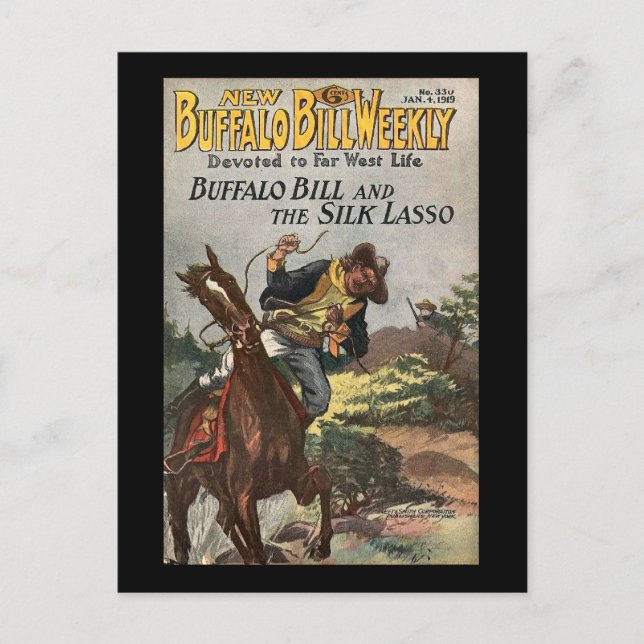 Carte Postale The New Buffalo Bill Weekly No. 330 1919 (Devant)