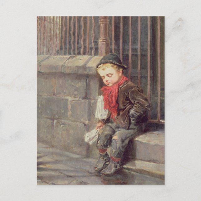 Carte Postale The News Boy (Devant)