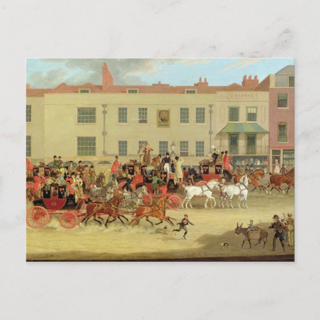 Carte Postale The North Country Mails at the Peacock, Islington, (Devant)