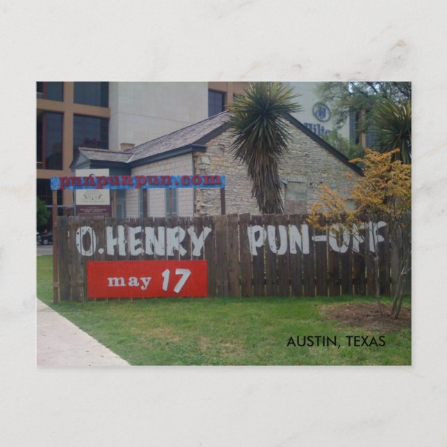 Carte Postale The O. Henry Pun-Off World Champion (Devant)