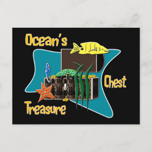 Carte Postale The Ocean's treasure chest