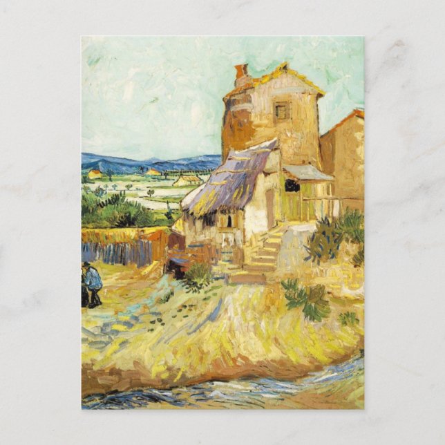 Carte Postale The Old Mill - Vincent Van Gogh (Devant)