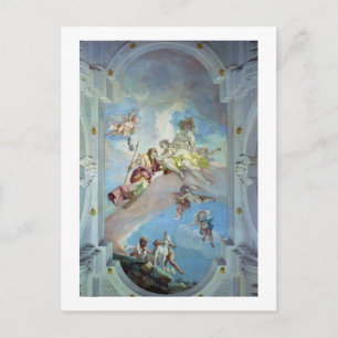 Carte Postale The Parting of Venus from Adonis, 1707-08 (fresco)
