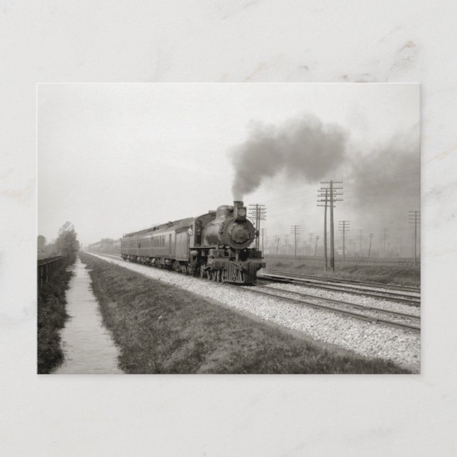 Carte Postale The Pennsylvania Flyer, 1906 (Devant)