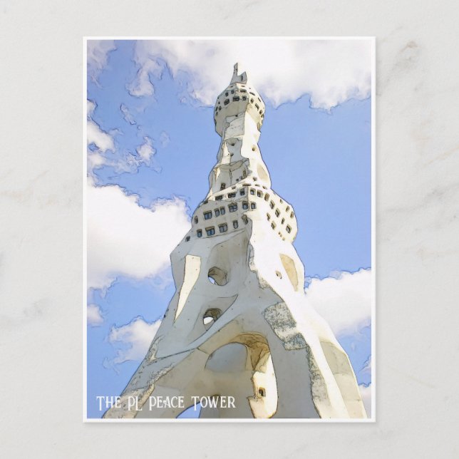 Carte Postale The PL Peace Tower (Devant)