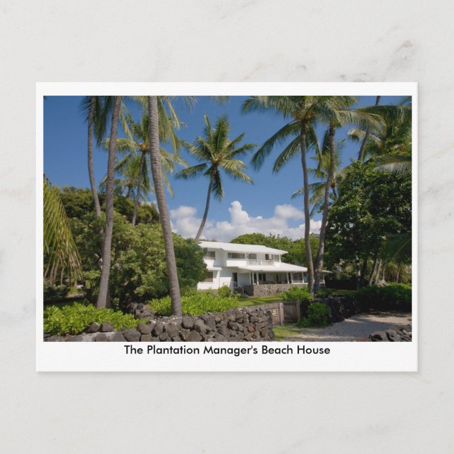 Carte Postale The Plantation Manager's Beach House (Devant)