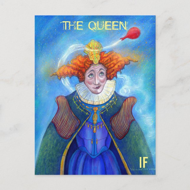 Carte Postale The Queen postcard by Mike Winterbauer (Devant)