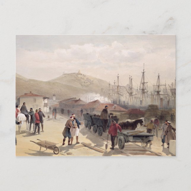 Carte Postale The Railway at Balaklava, plate from 'The Seat (Devant)