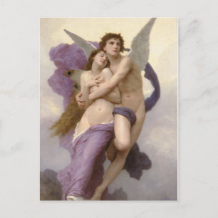 Carte Postale The Rapture of Psyche by William Bouguereau