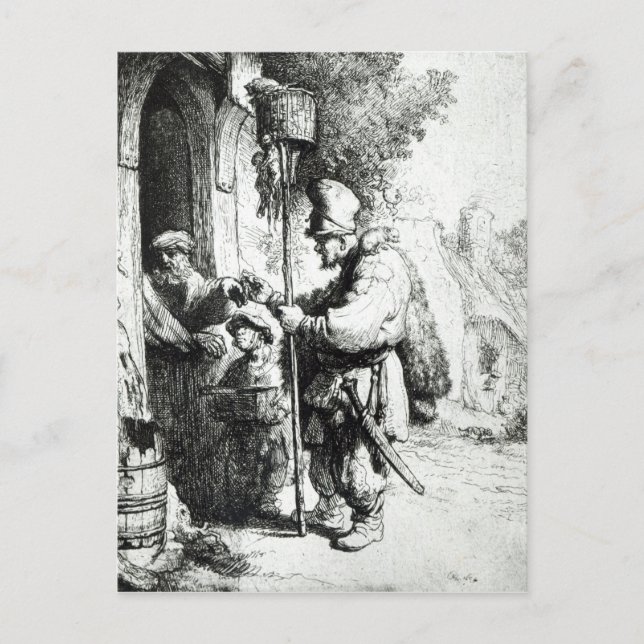 Carte Postale The Ratcatcher, 1632 (Devant)