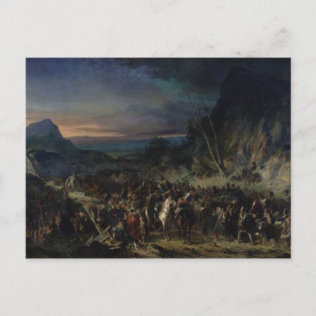 Carte Postale The Ravine, Campagne de 1809, 1843 (Devant)