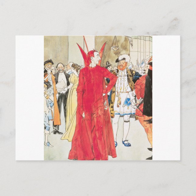 Carte Postale The Rival Mephistopheles : Philip William May ; 18 (Devant)