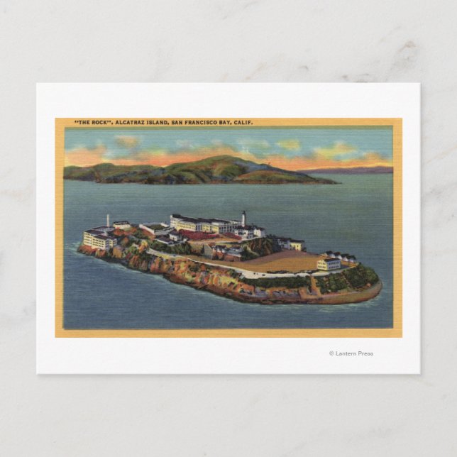 Carte Postale "The Rock," View of Alcatraz Island (Devant)