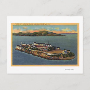 Carte Postale "The Rock," View of Alcatraz Island