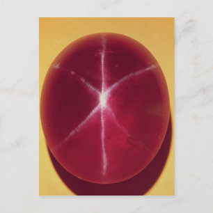 Carte Postale The 'Rosser Reeves' Star Ruby