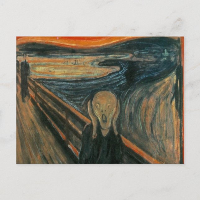 Carte Postale The Scream - Edvard Munch (Devant)