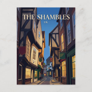 Carte Postale The Shambles Royaume-Uni