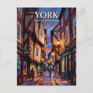 Carte Postale The Shambles Royaume-Uni