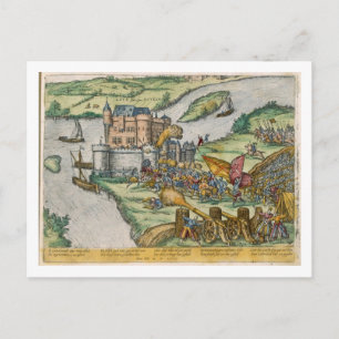 Carte Postale The Siege of Louvain and the Heroism of Harman Reu