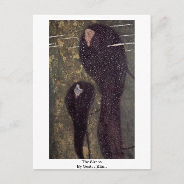 Carte Postale The Sirens By Gustav (Devant)