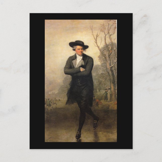 Carte Postale The Skater, par Gilbert Stuart (Devant)
