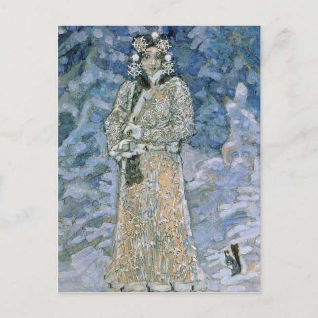 Carte Postale The Snow Maiden, un croquis pour l'Opéra (Devant)